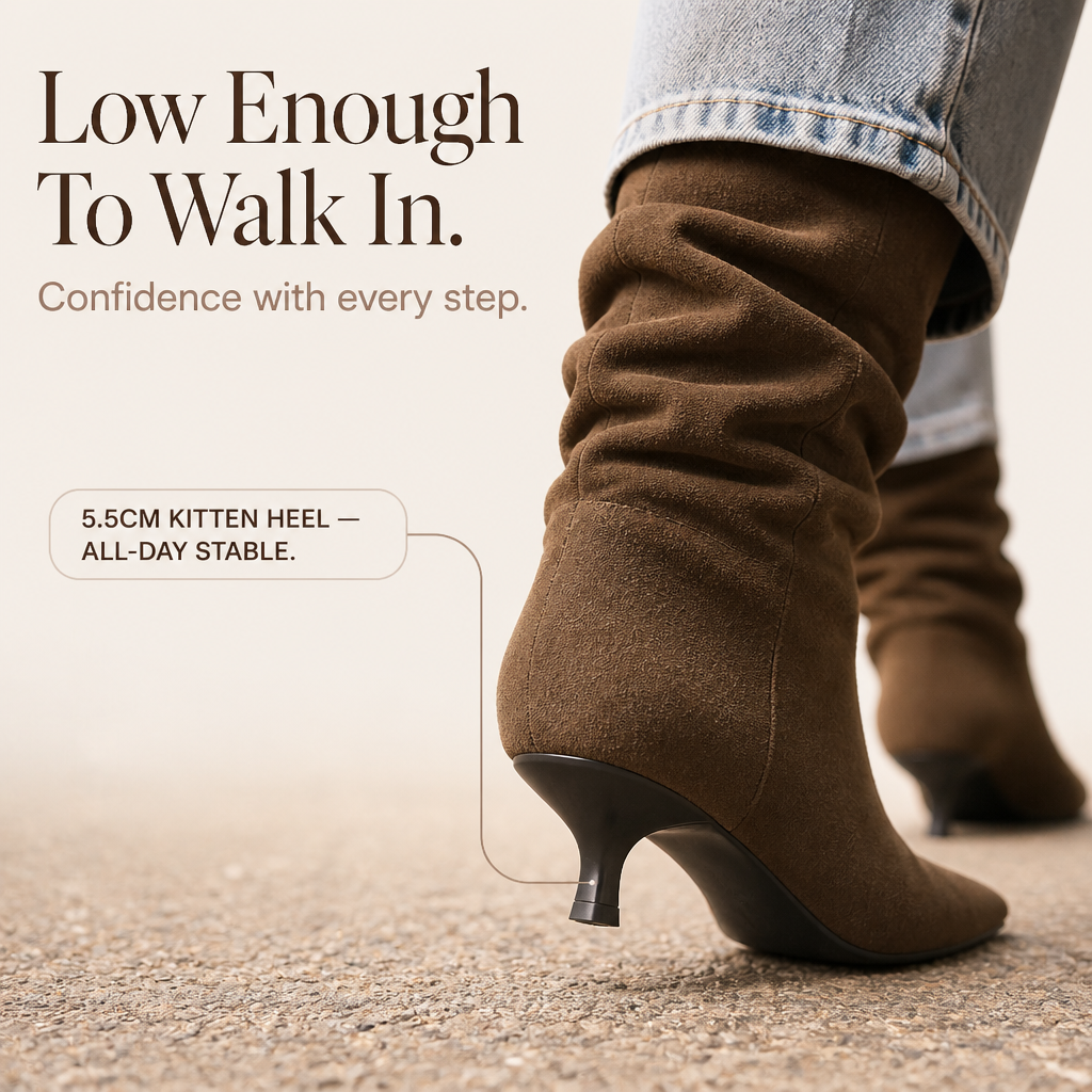 Slouchy Suede Pointed-Toe Ankle Boots