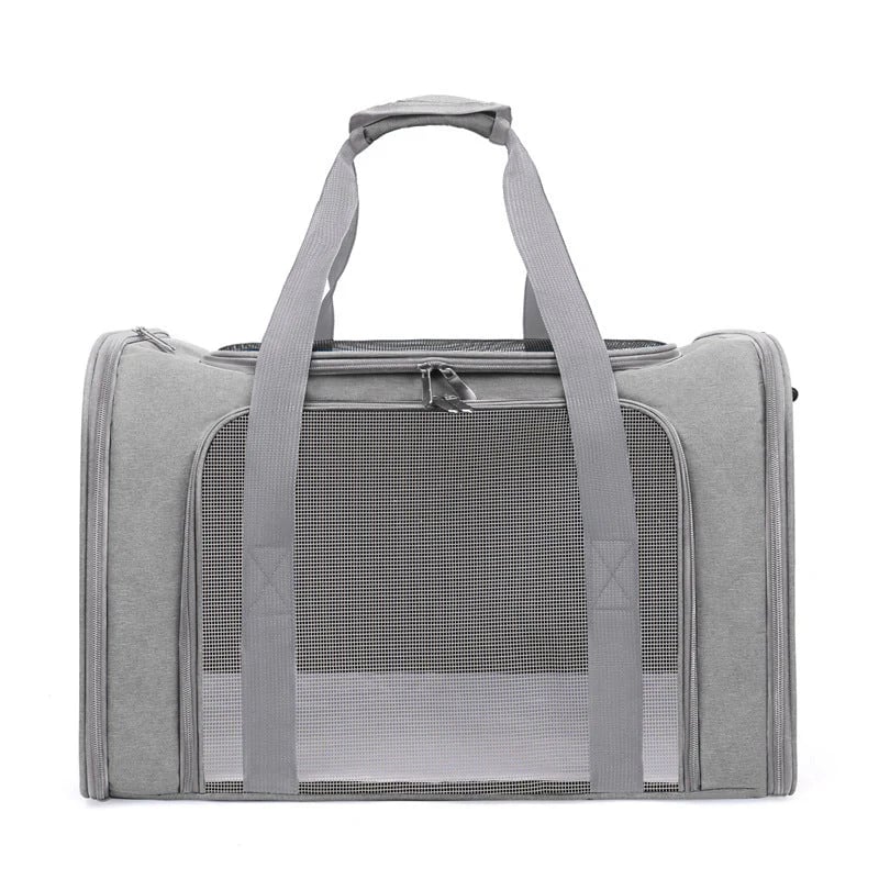 📢📢40% OFF !! ⏰Large Foldable Mesh Cat Carrier Bag