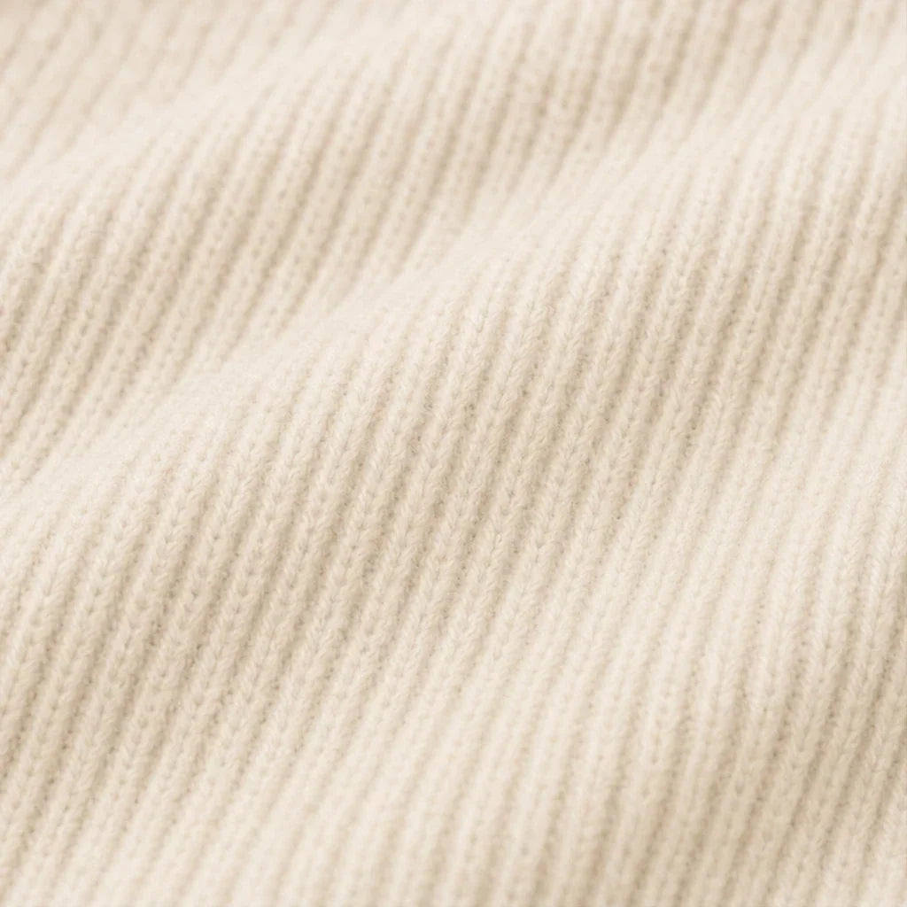Ribbed Double-Knit Sweater And Wide-Leg Pants Set