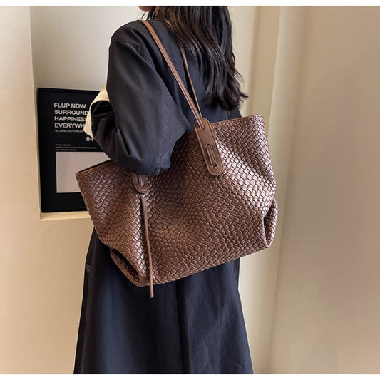 Stylish Braid Design Tote Bag for Women