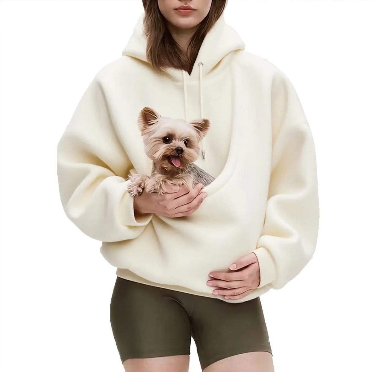 🧸New Bestsellers — 50% Off 🐱Women's Kangaroo-Pocket Pet-Carrying Hoodie