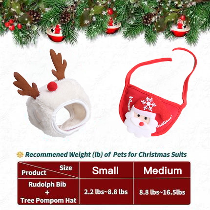 🎅🎄Cute Christmas Tree Hat with Pom-Poms