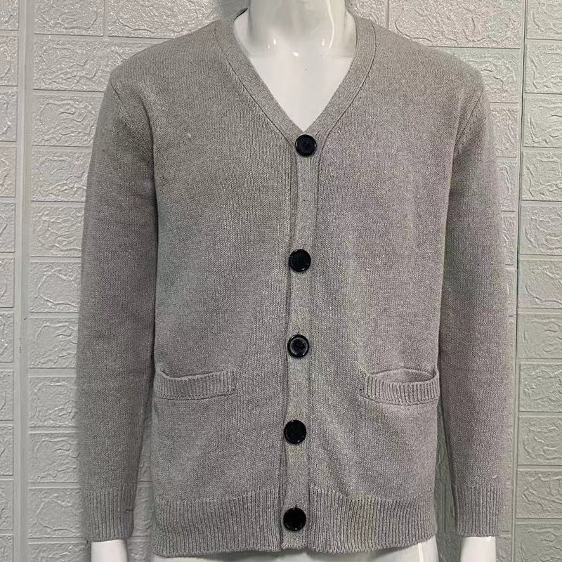 🏆 Bestseller 🧶 Men's V-Neck Knit Cardigan – Timeless Silhouette & All-Day Comfort for Every Occasion