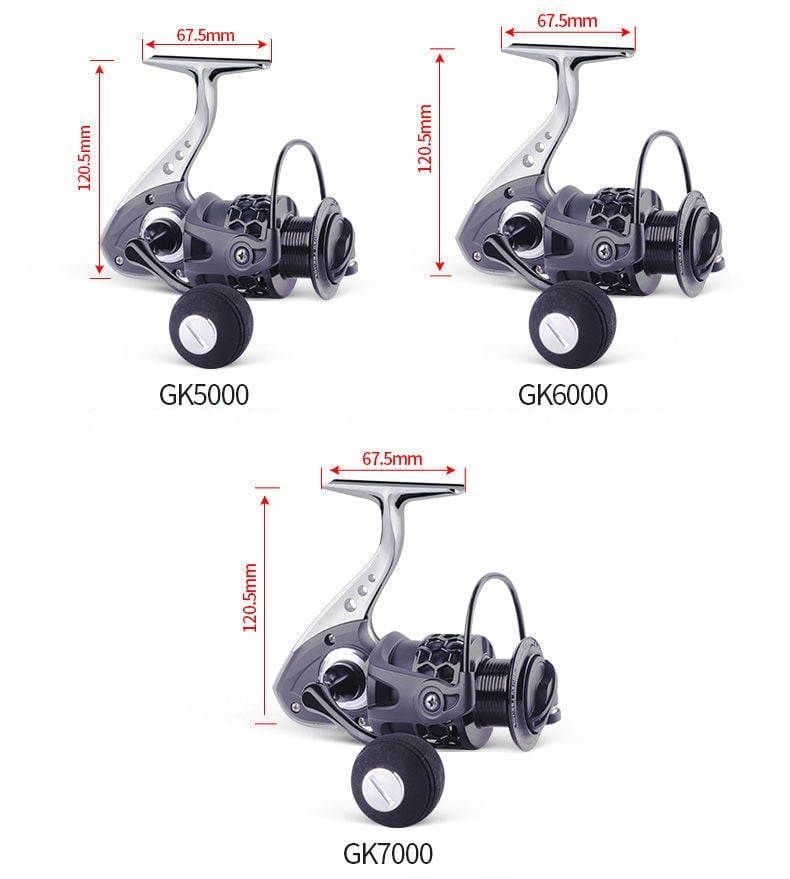 Stainless Steel Baitcasting Fishing Reel
