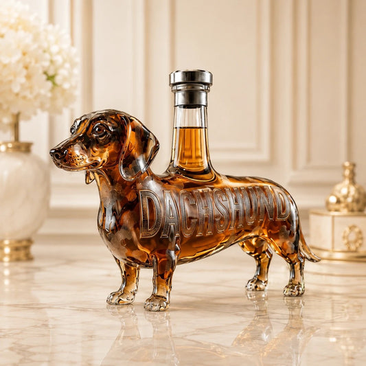 Dachshund Wiener Dog Whiskey Decanter