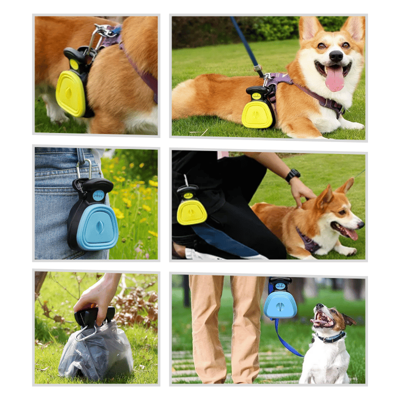 No-Touch Poop Scooper - Foldable wide-mouth pet waste cleaning tool! 🐕