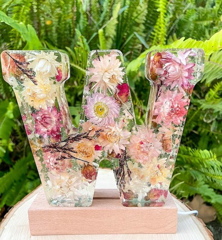 🔥Valentine's Day Hot Sale🎁 Handmade Floral Night Light🎉