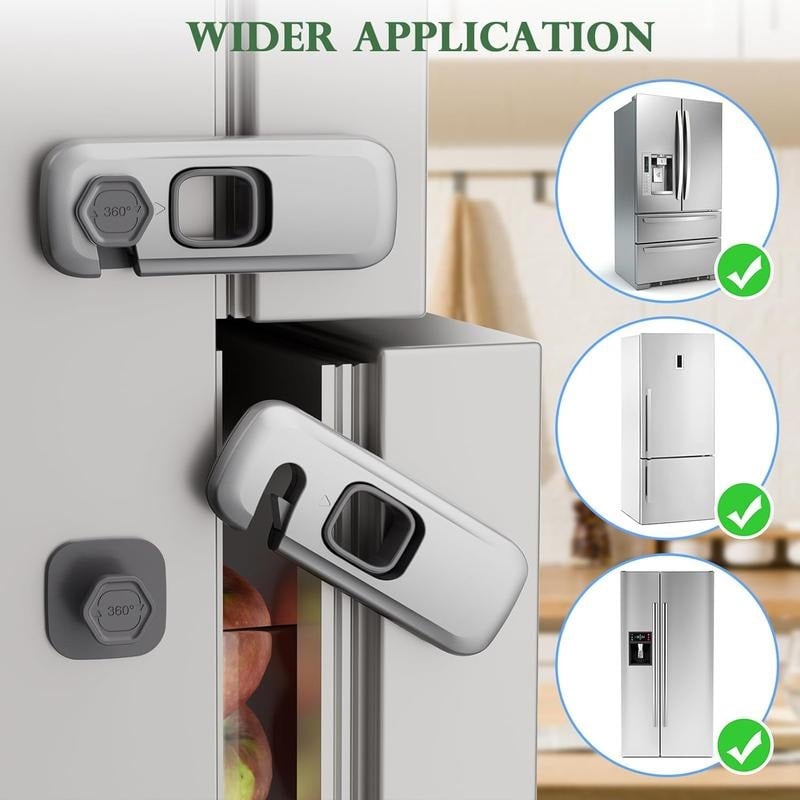 Child protection - Cabinet and refrigerator safety locks