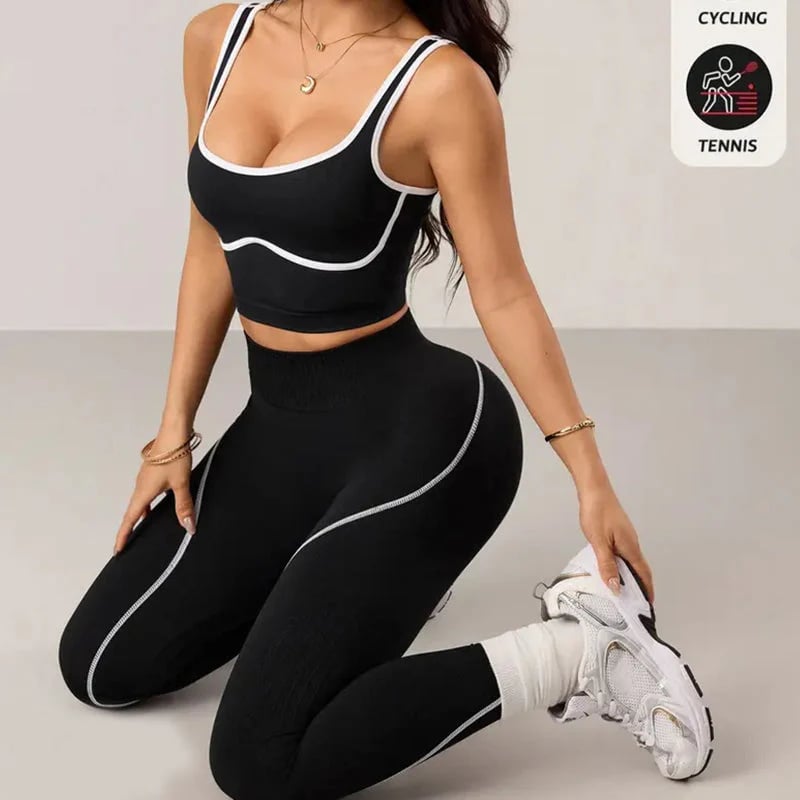 Women's High-Stretch Sports Bra & Leggings Set
