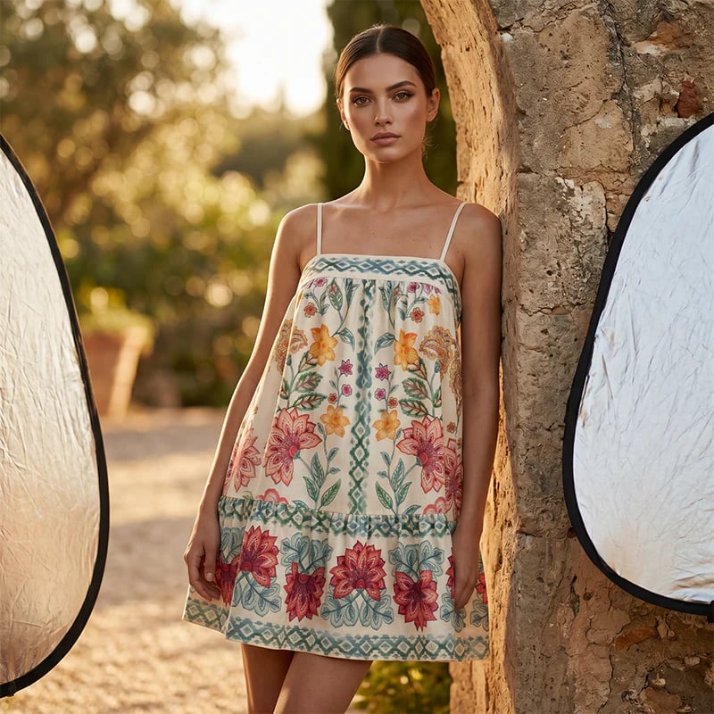 Women's Summer Printed Camisole Dress