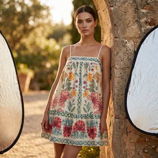 Women's Summer Printed Camisole Dress