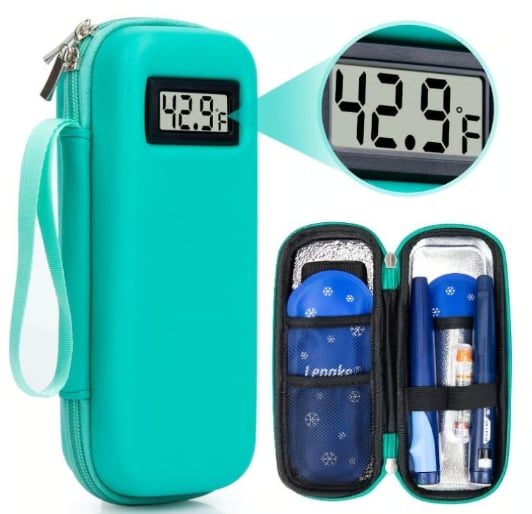 🔥🔥Insulin Cooler Travel Case with Temperature Display