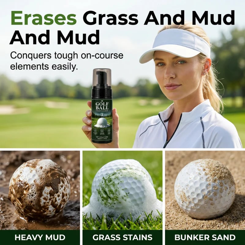 🔥Super sale!Portable Golf Ball Foaming Cleaner