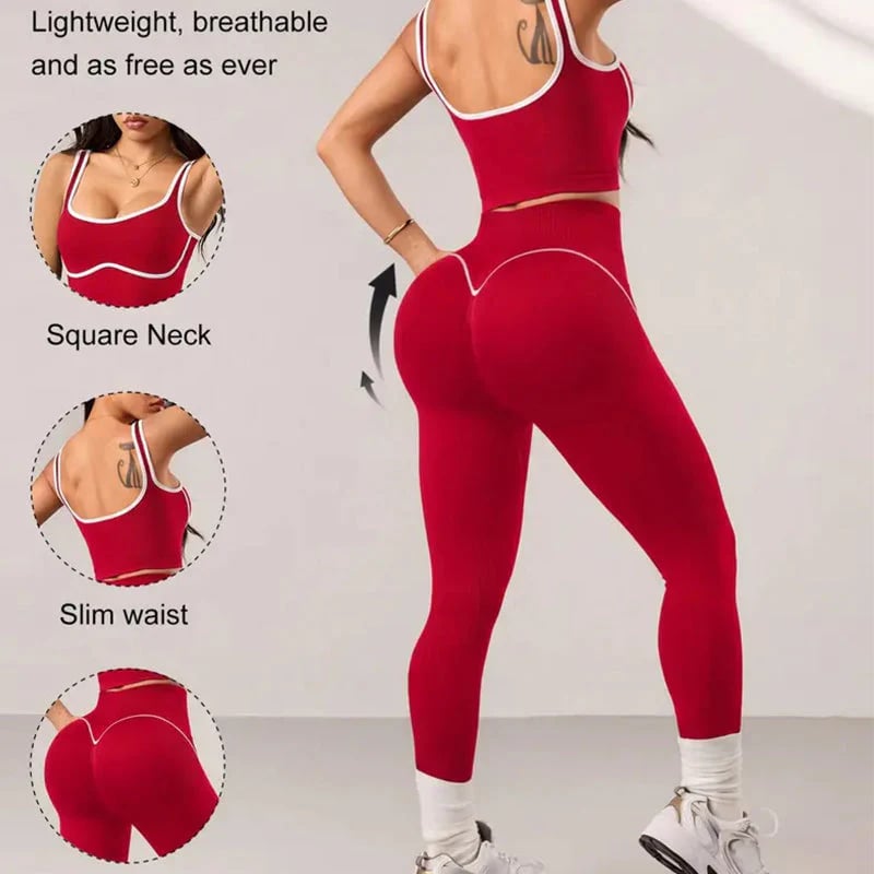 Women's High-Stretch Sports Bra & Leggings Set