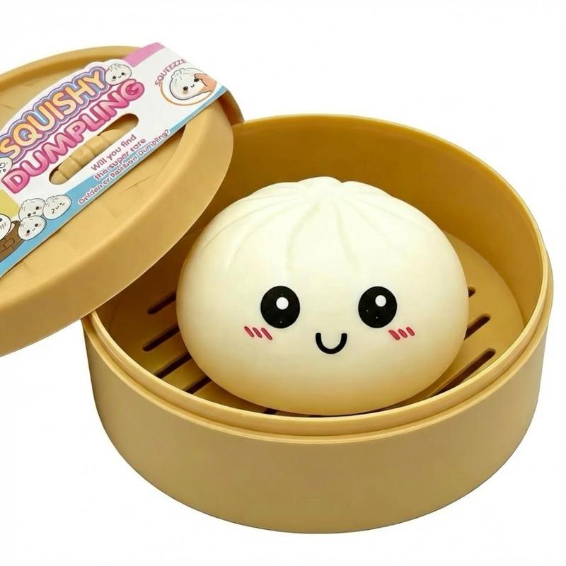 🍔💕Glitter Squishy Bun - Squeeze Away Stress for Instant Calm & Focus