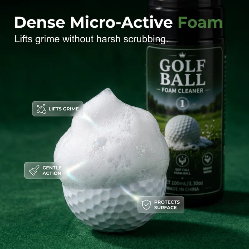 🔥Super sale!Portable Golf Ball Foaming Cleaner