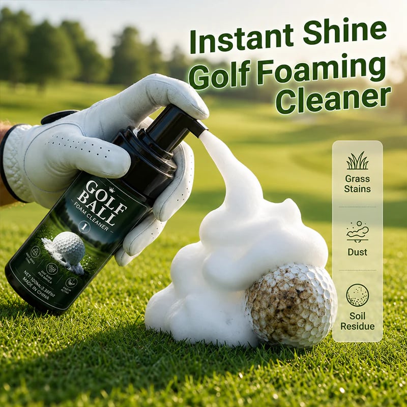 🔥Super sale!Portable Golf Ball Foaming Cleaner