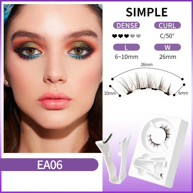 🔥2026 Hot Sale💥Buy 1 Get 1 Free🔥Reusable Magnetic Eyelashes with Applicator