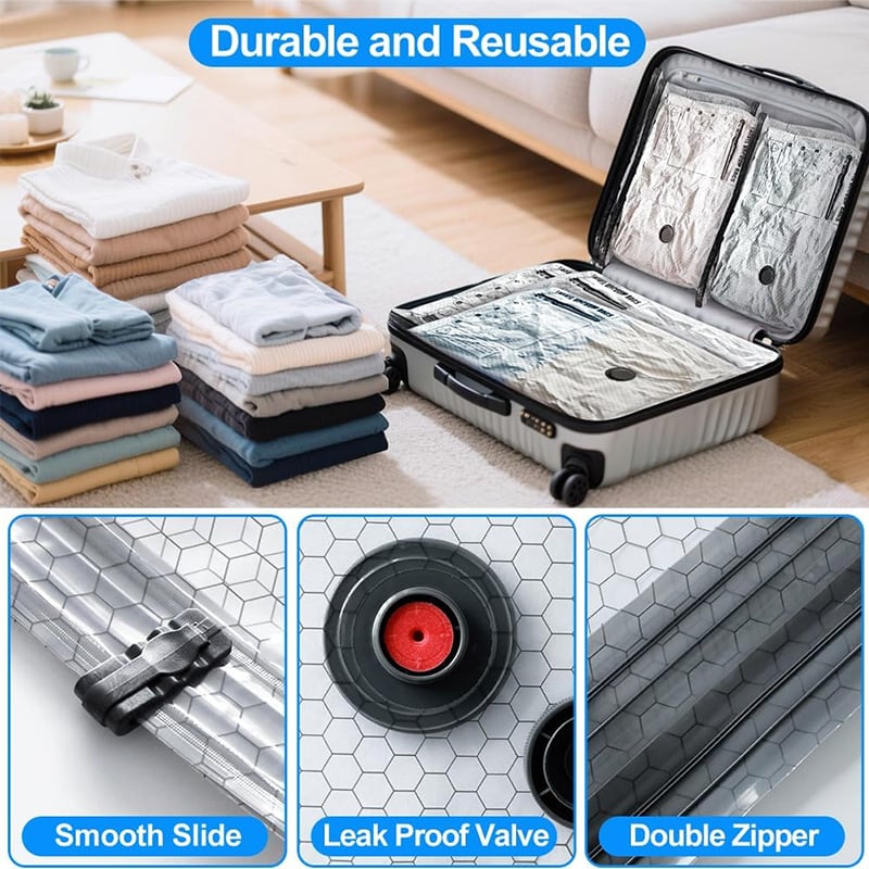 🔥Cordless Travel Vacuum Storage Bag Set