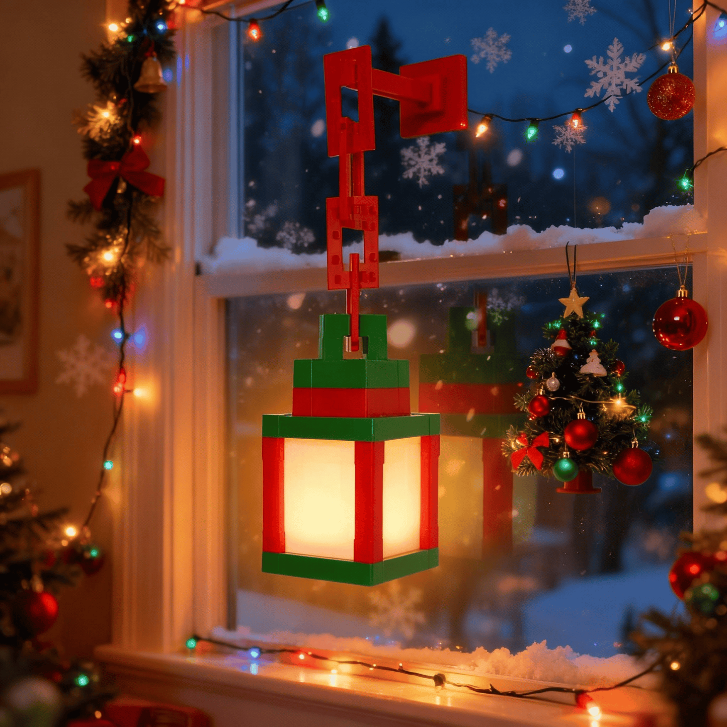 🎁🎮 Funny Pixel Soul Lantern Night Lamp | RGB 16-Color Remote Control + 4 Modes – Spooky & Cool Decor!