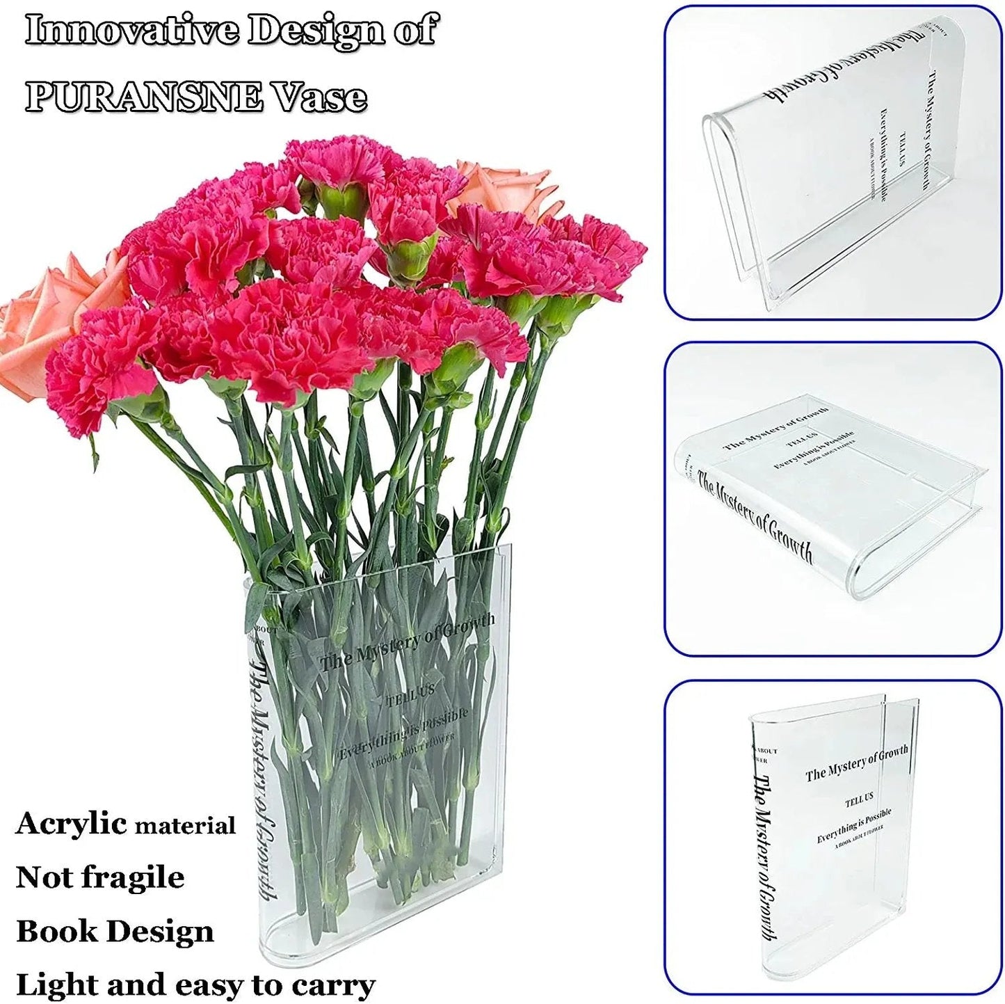 🌷The Most Beautiful Art🌷Book Shaped Vases