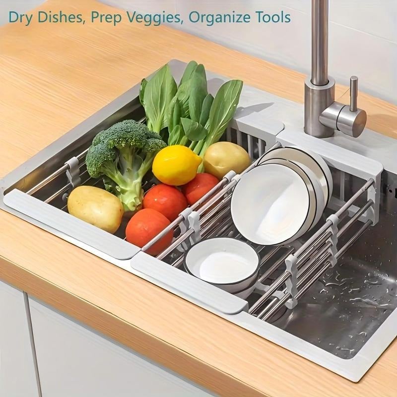 Stainless Steel Hanging Dish Rack
