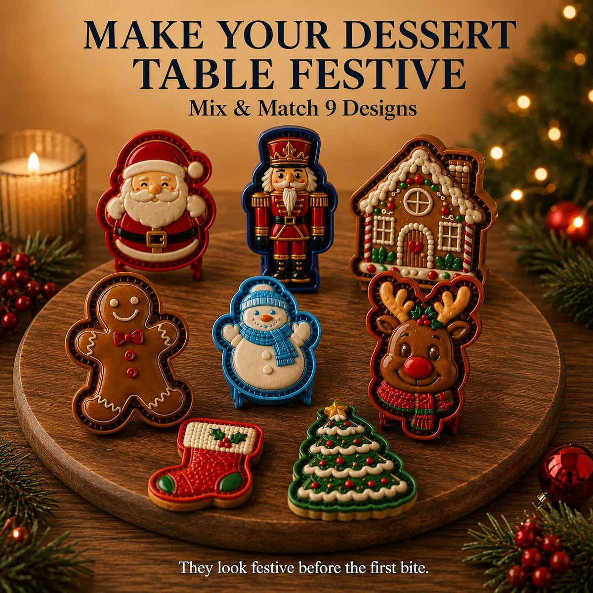 🎄Christmas Mini Pie Mold Collection🥧✨
