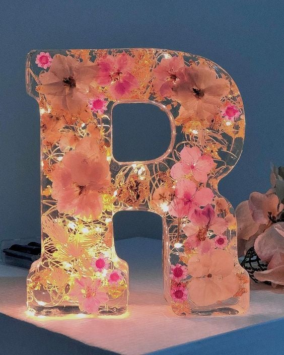🔥Valentine's Day Hot Sale🎁 Handmade Floral Night Light🎉
