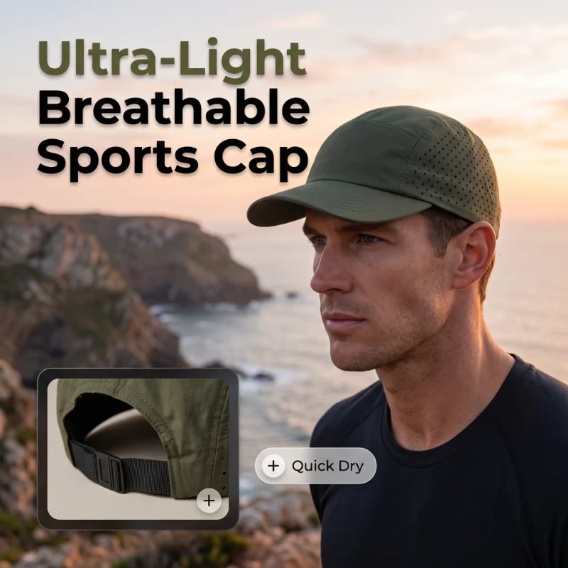 🎉 2026 Sale — Over 38,000 Sold! 🧢 Quick-Dry Sports Cap – Airy ☀️