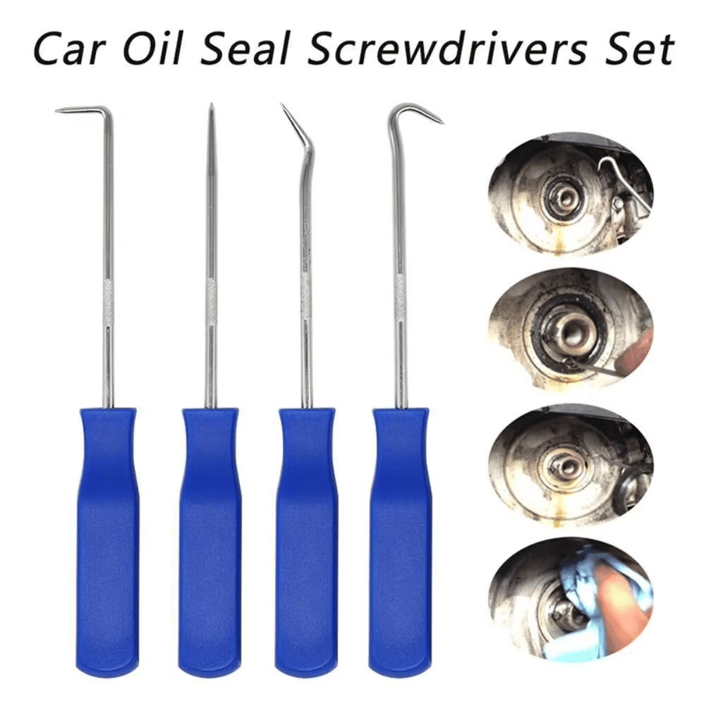 🔧 4-Piece 135mm Car Oil Seal Screwdrivers Set