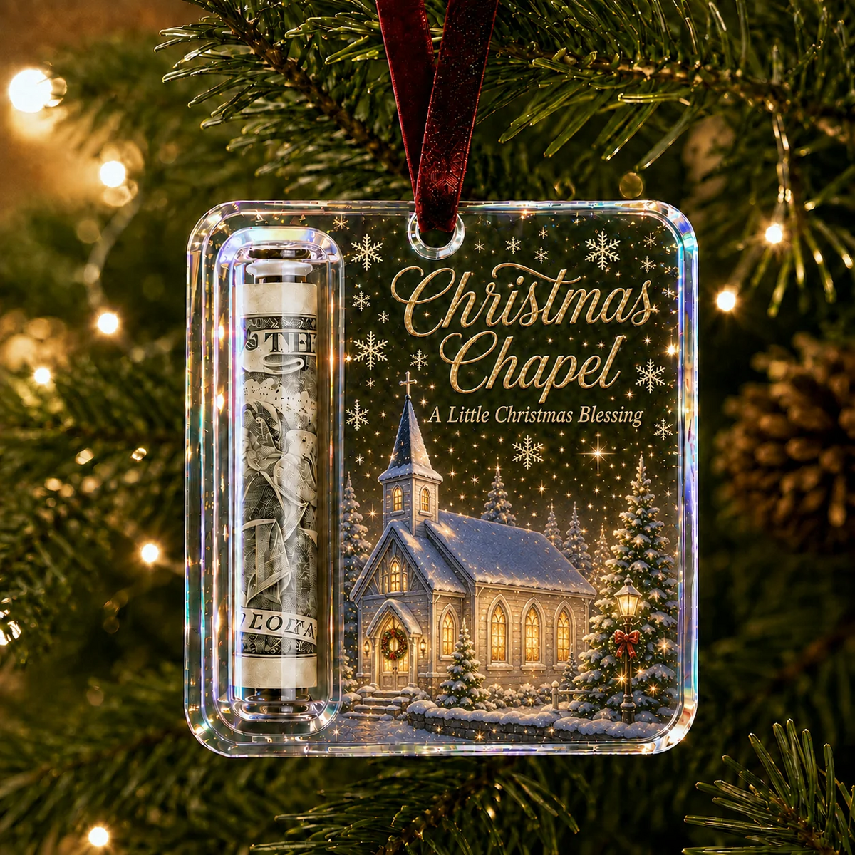 🔥🎄Christmas Cash Gift Ornament- Make Cash Feel Like A Real Christmas Gift💵