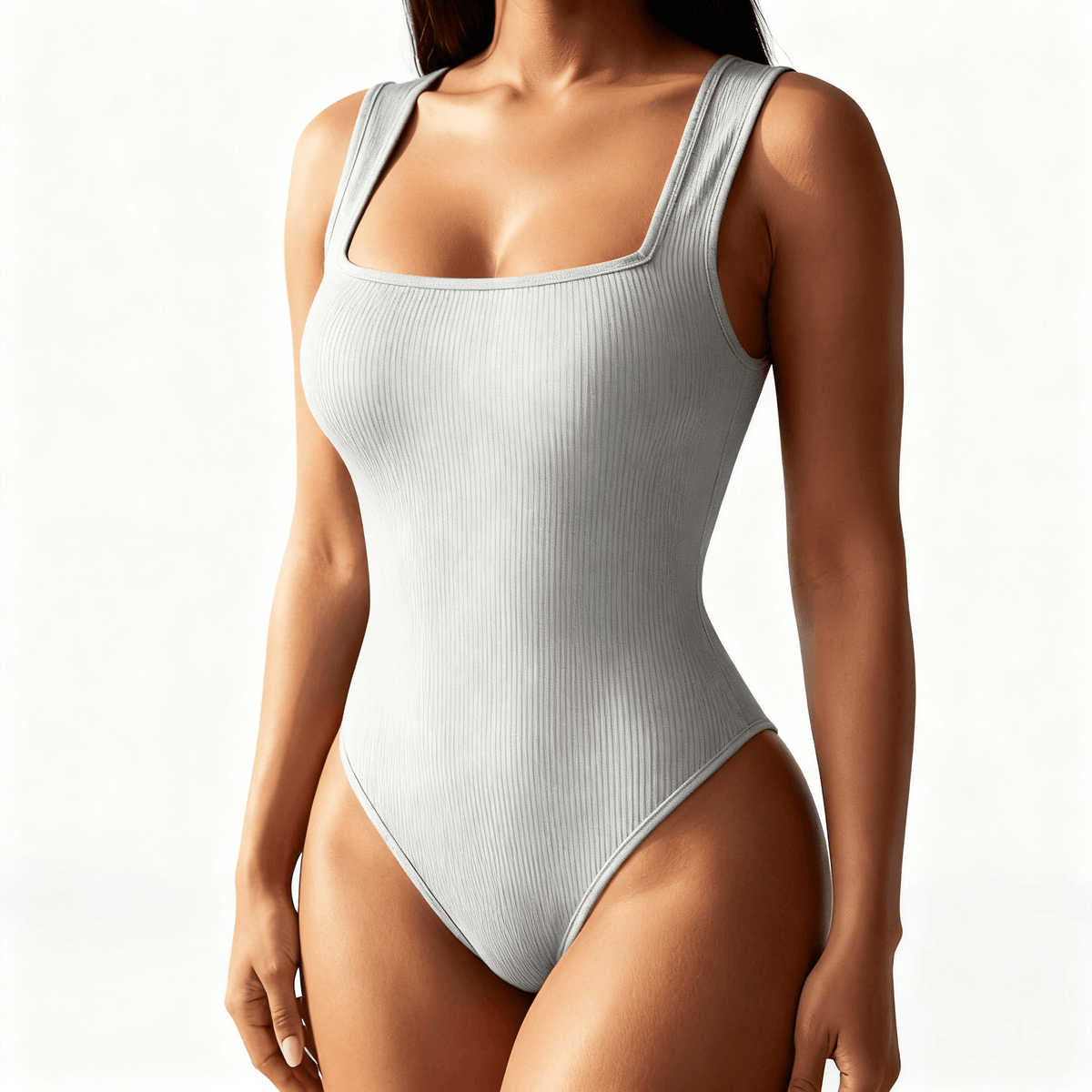Snatched Square Neck Bodysuit for Everyday Layering