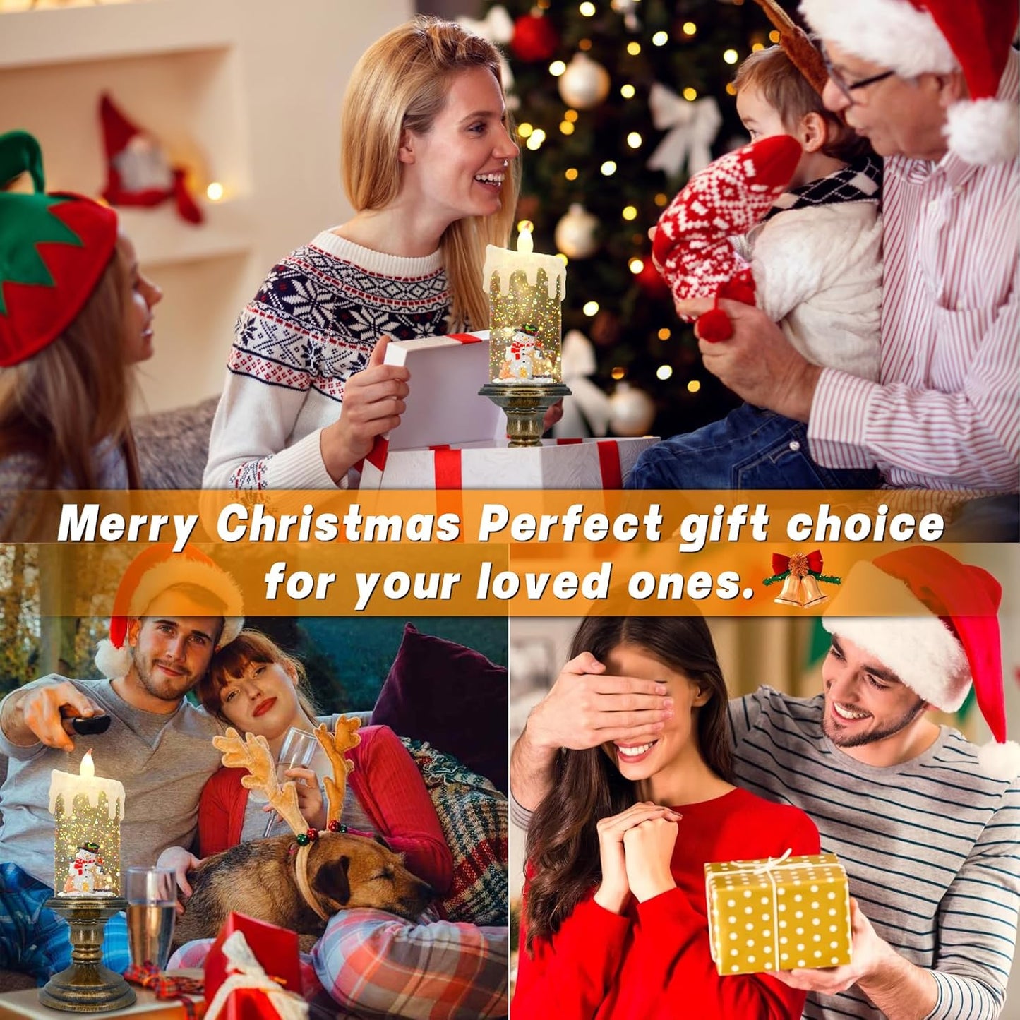 🎅Christmas Candle Light Flameless LED🕯️