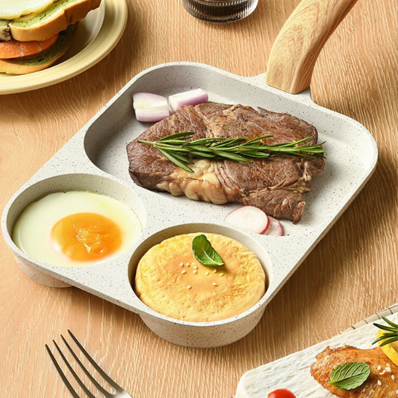 ⏰3-In-1 Split Non-Stick Pan