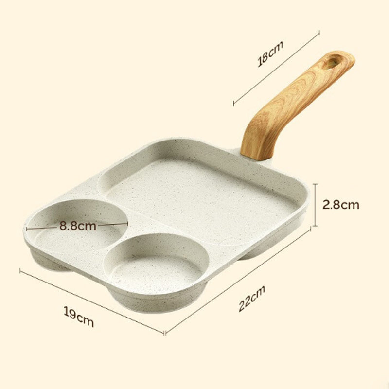 ⏰3-In-1 Split Non-Stick Pan
