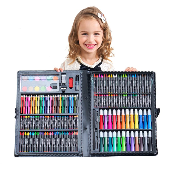 🎨✨ Deluxe 6-in-1 Art Creativity Set - Includes Drawing Tools & 12 Colors for Kids' Creative Development 🧑‍🎨🌟