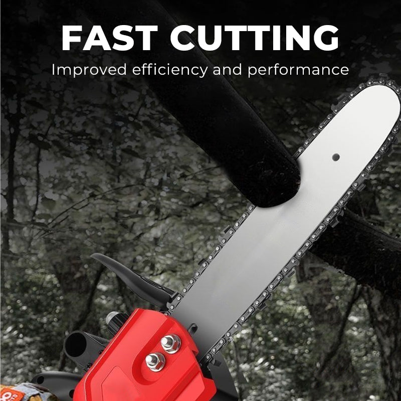💞50K+ SOLD!🔥⚡Cordless High‑Power Lithium Chainsaw – Brushless motor, fast cutting & long runtime. Lightweight, safety switch & gift toolkit included. Prune with ease. 🌲🔋