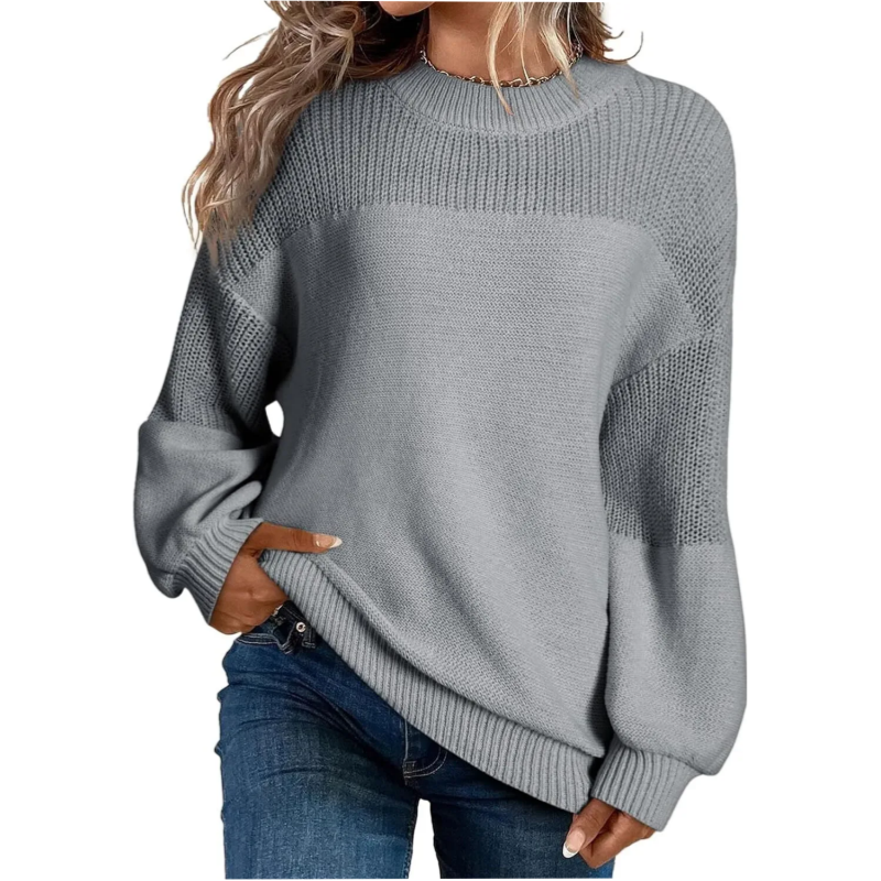 🎁🧥 Women's Loose Fit Long Sleeve Knit Sweater