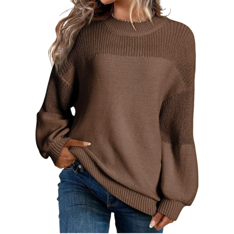 🎁🧥 Women's Loose Fit Long Sleeve Knit Sweater