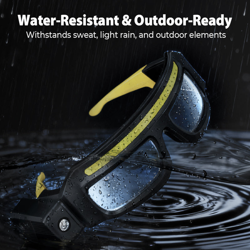 👓 LED Work Light Glasses: Hands-Free, Motion Sensor, 5 Brightness Modes, USB Rechargeable