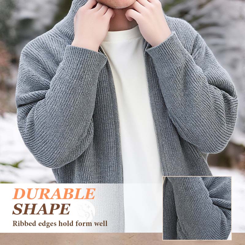 Men's Full Zip Cardigan Sweater