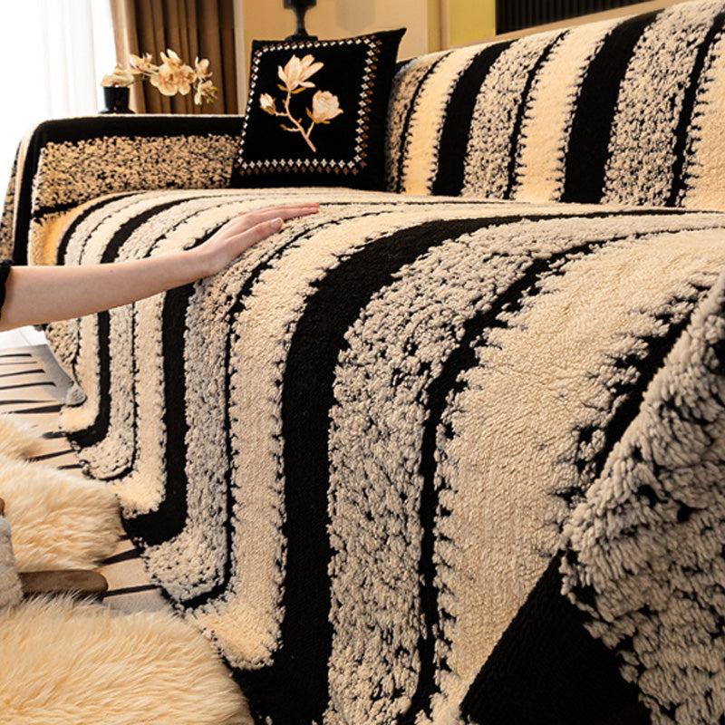 ⏰Soft Plush Non-Slip Couch Cover🛋️