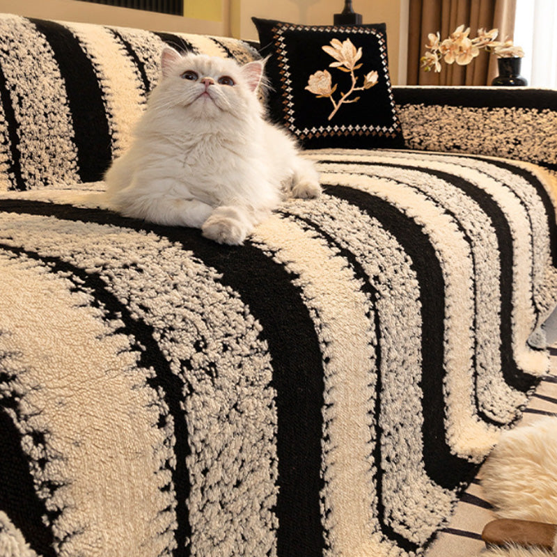 ⏰Soft Plush Non-Slip Couch Cover🛋️