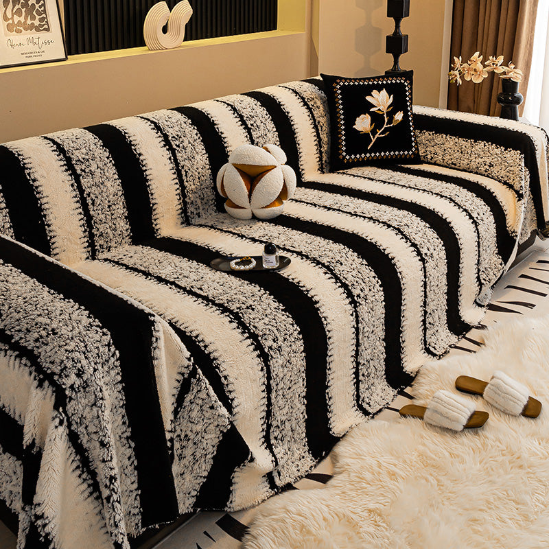 ⏰Soft Plush Non-Slip Couch Cover🛋️