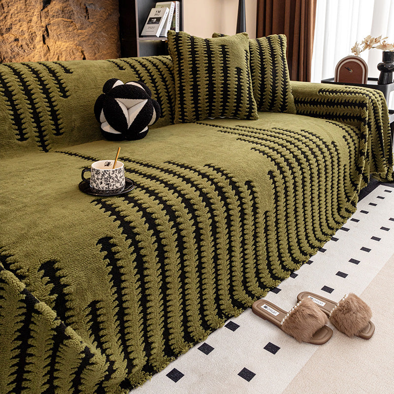 ⏰Soft Plush Non-Slip Couch Cover🛋️