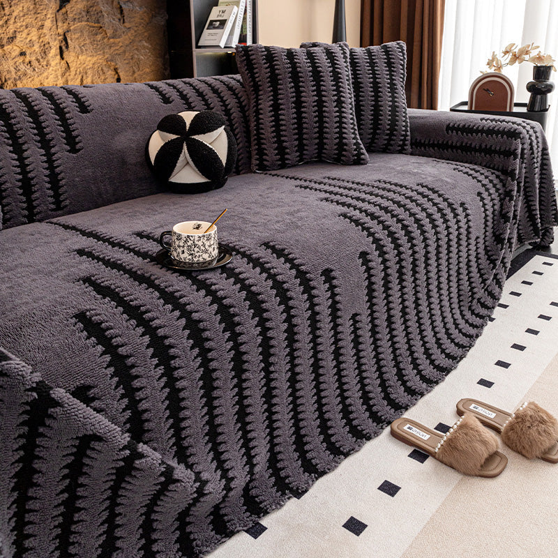 ⏰Soft Plush Non-Slip Couch Cover🛋️