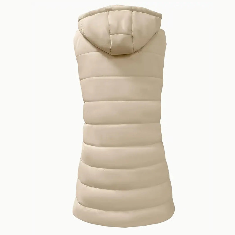 🎁💛Women’s Zip-Up Long Puffer Vest