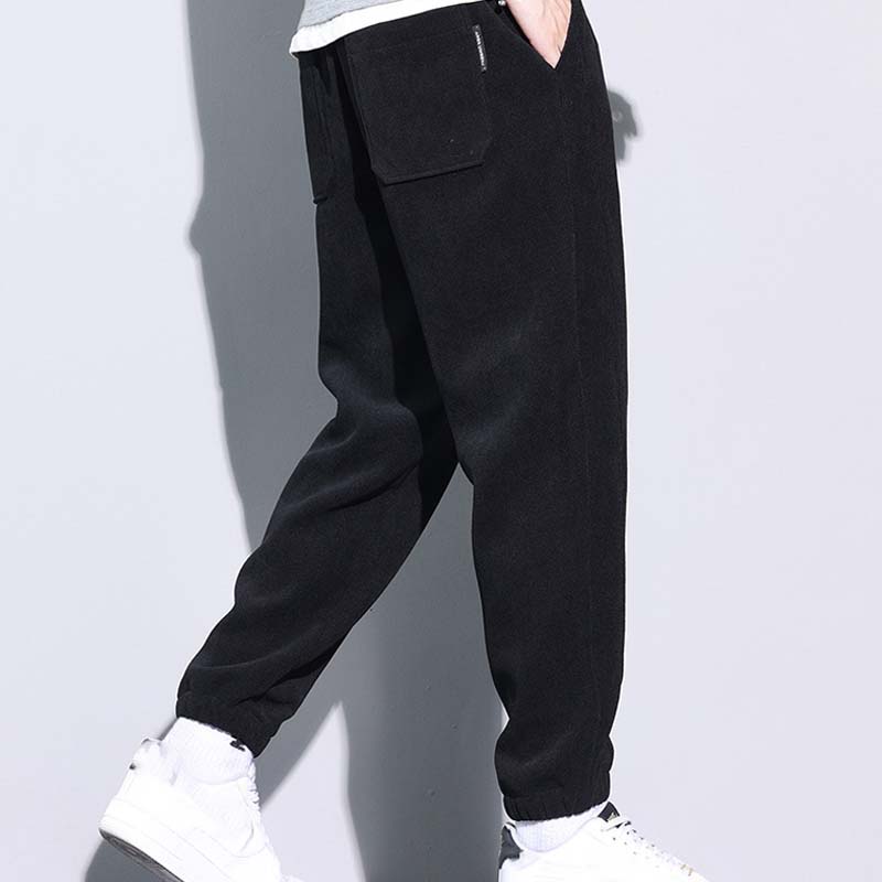 👖Tapered Drawstring Corduroy Pants with Pockets
