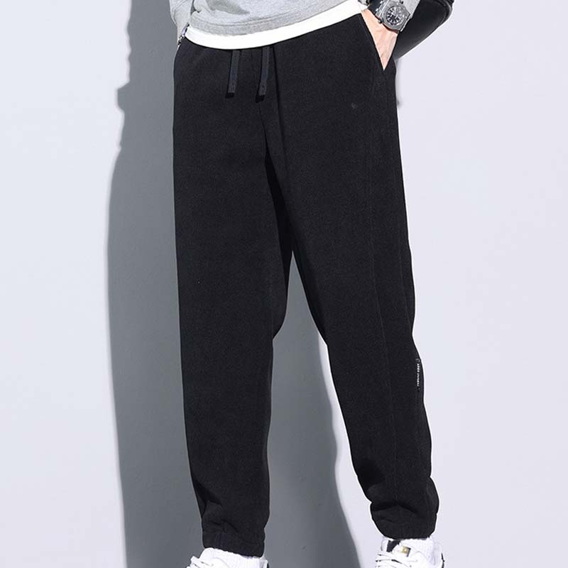 👖Tapered Drawstring Corduroy Pants with Pockets