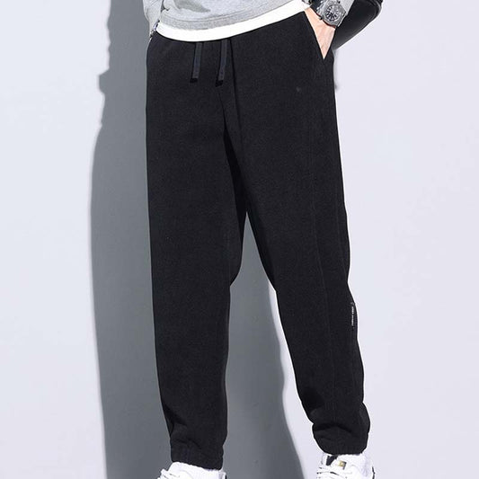 👖Tapered Drawstring Corduroy Pants with Pockets